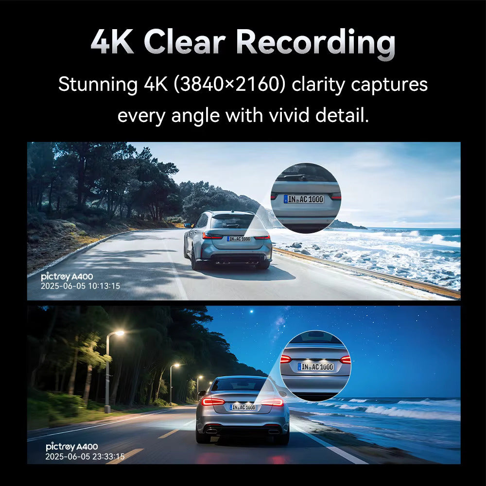 JeyTee Car Dashcam 4K